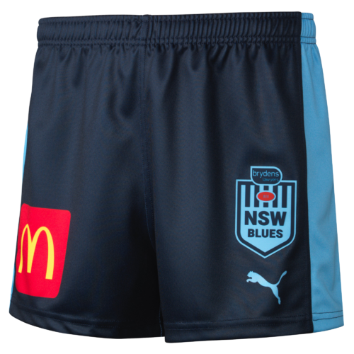 NSW Blues Puma State of Origin Home On Field Shorts Sizes S-5XL! T2