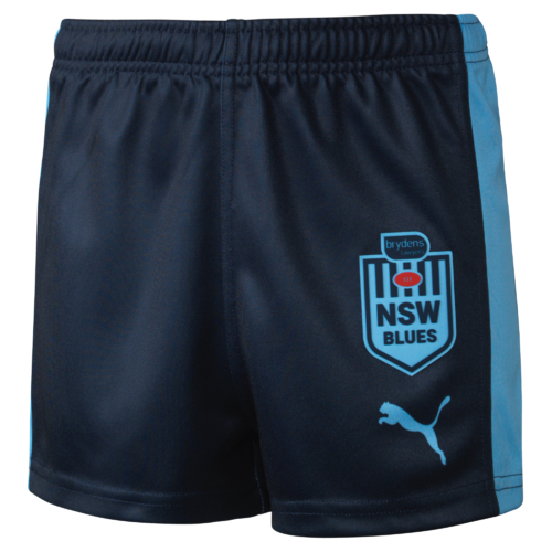 NSW Blues 2022 Puma State Of Origin Youth Home On-Field Shorts Sizes XS-XL!