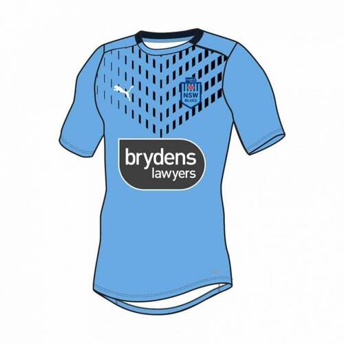 NSW Blues 2022 Puma State Of Origin Youth Training Shirt Sizes S-XL!