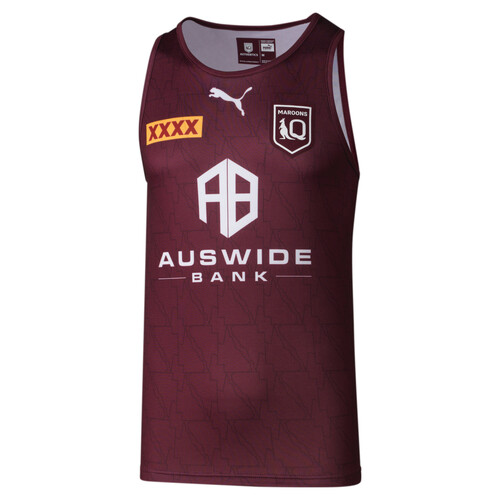 Queensland Maroons QLD 2022 Puma SOO Training Singlet Sizes S-6XL!