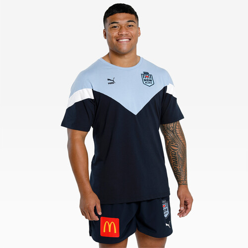 NSW Blues 2022 Puma State of Origin Iconic Tee T Shirt Sizes S-4XL!