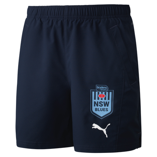 NSW Blues 2022 Puma State Of Origin Youth Training Shorts Sizes XS-XL!