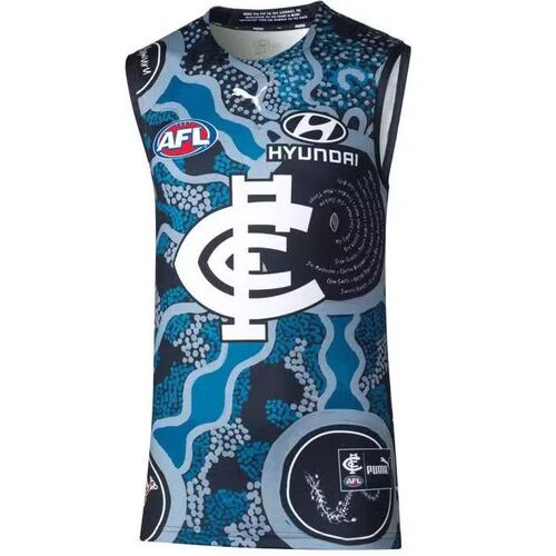 Carlton Blues 2022 AFL Puma Indigenous Guernsey Sizes S-6XL!