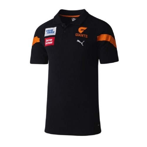 GWS Giants AFL Puma Players Team Polo Sizes S-2XL! T2