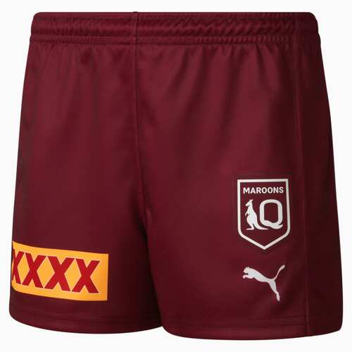 Queensland Maroons QLD 2023 Puma State of Origin Home Shorts Sizes S-6XL!