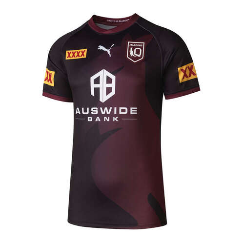 Queensland Maroons QLD 2023 Puma SOO Training Jersey Maroon Sizes S-6XL!