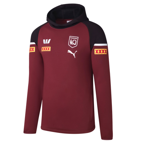 Queensland Maroons 2024 QRL Puma Team Hoodie Sizes S-4XL!
