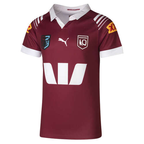 Queensland Maroons 2024 QRL Puma Home Jersey Sizes S-6XL!