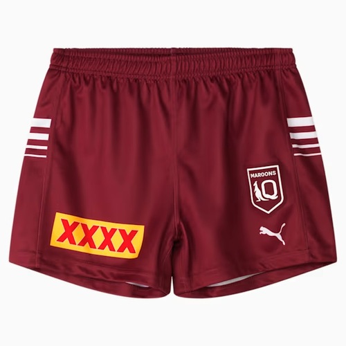 Queensland Maroons 2024 QRL Puma Players Home Shorts Sizes S-6XL!