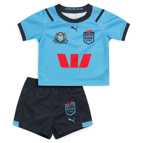 NSW Blues 2024 Puma State of Origin Home Jersey Toddlers Set Sizes 3-18months!