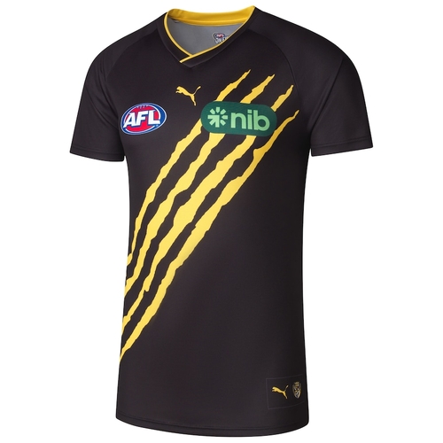 Richmond Tigers AFL 2025 Puma Warm Up Shirt Sizes S-6XL!