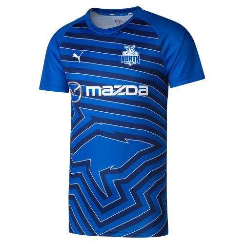 North Melbourne Kangaroos AFL Puma 2025 Training Shirt Sizes S-3XL!