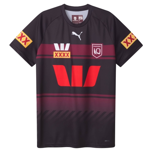 Queensland Maroons 2025 QRL Puma Training Shirt Sizes S-6XL!