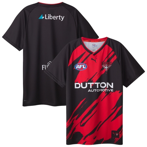 Essendon Bombers AFL 2025 Puma Warm Up Shirt Sizes S-3XL!