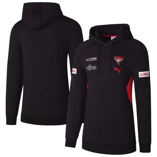 Essendon Bombers AFL 2025 Puma Team Hoodie Sizes S-6XL!