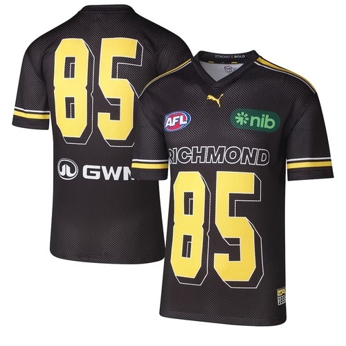 Richmond Tigers AFL 2026 Warm Up Top Shirt Sizes S-6XL!