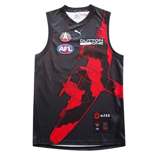 Essendon Bombers AFL 2026 Puma Commemorative ANZAC Guernsey Sizes S-6XL!