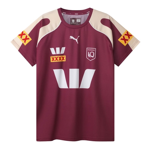 Queensland Maroons 2026 QRL Puma Training Shirt Sizes S-6XL!