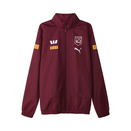 Queensland Maroons 2026 QRL Puma Rain Jacket Sizes S-2XL!