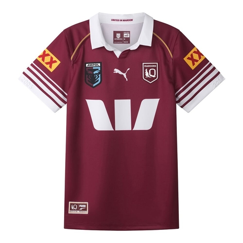 Queensland Maroons 2026 QRL Puma Home Jersey Ladies Sizes S-3XL!