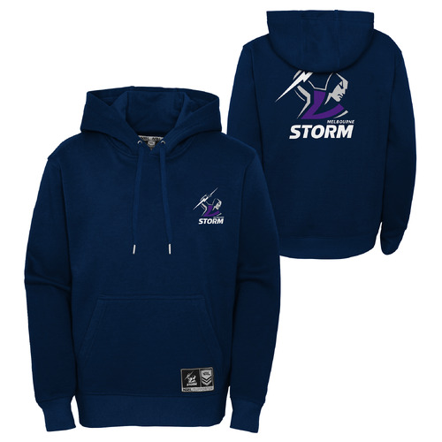 Melbourne Storm NRL 2022 Outerstuff Dual Logo Hoody Size S-5XL!