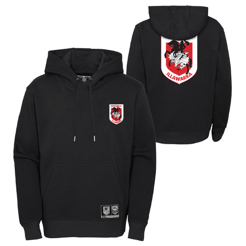St George Illawarra Dragons  NRL 2022 Outerstuff Dual Logo Hoody Size S-5XL!