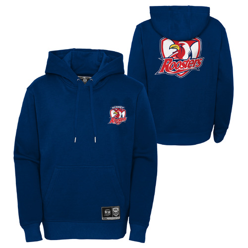 Sydney Roosters NRL Outerstuff Dual Logo Hoody Size S-5XL! S2