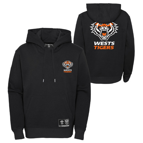 Wests Tigers NRL 2022 Outerstuff Dual Logo Hoody Size S-5XL!