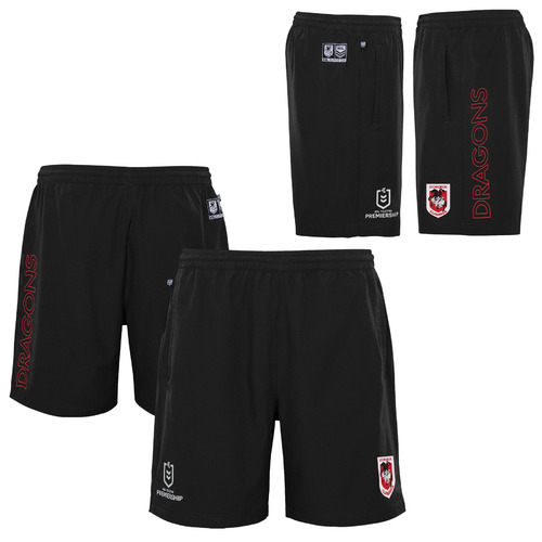 St George Illawarra Dragons NRL 2021 Outerstuff Sport Shorts Size S-5XL!