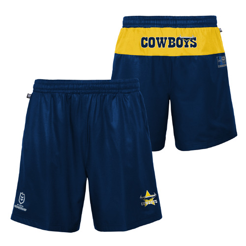 North Qld Cowboys NRL 2023 Outerstuff Performance Shorts Size S-2XL!
