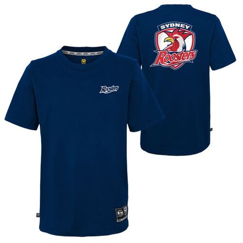 Sydney Roosters NRL Outerstuff Wordmark Logo T Shirt Size S-2XL! T2
