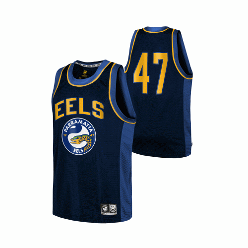Parramatta Eels NRL Outerstuff Mesh Singlet Size S-2XL! S3