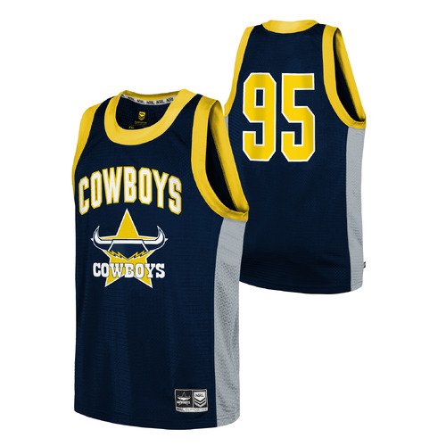 North Qld Cowboys NRL 2023 Outerstuff Mesh Singlet Size S-2XL!