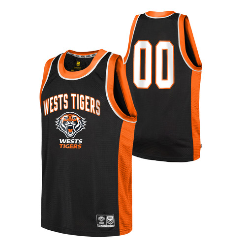 Wests Tigers NRL 2023 Outerstuff Mesh Singlet Size S-2XL!