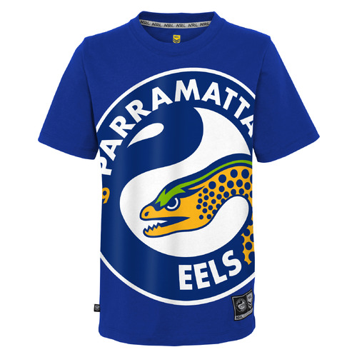 Parramatta Eels NRL 2023 Outerstuff Logo Shirt Size S-2XL!