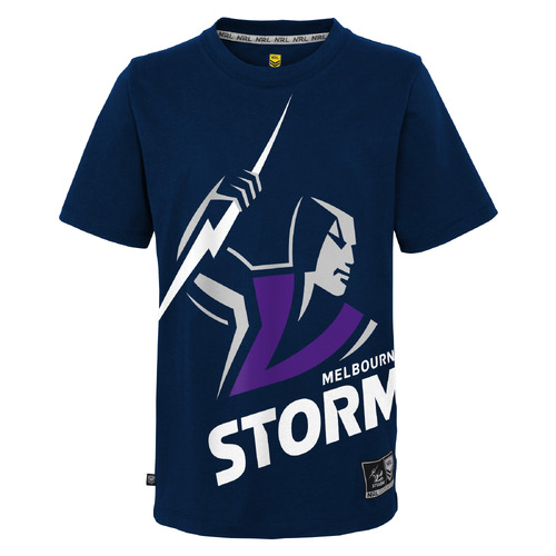 Melbourne Storm NRL 2023 Outerstuff Logo Shirt Size S-2XL!
