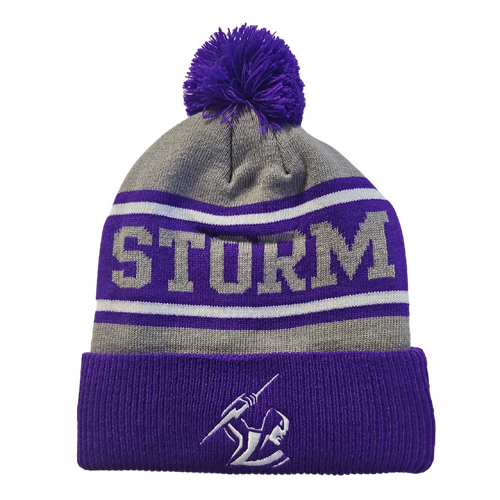 Melbourne Storm NRL Outer Beanie!