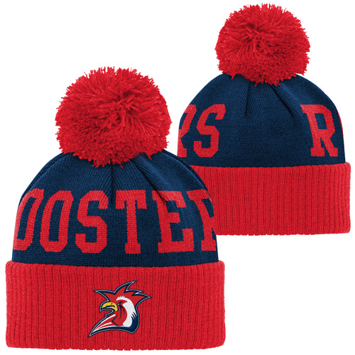 Sydney Roosters NRL Outerstuff Embroidered Pom Pom Beanie!