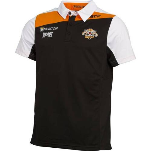 Wests Tigers NRL  Black/Orange/White Players Polo Ladies Sizes 14-16! BNWT's! 5