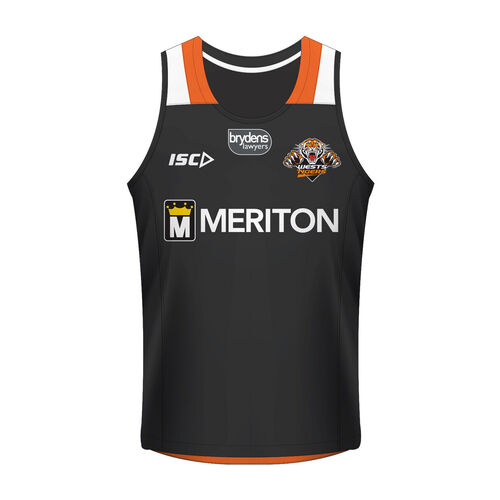 Wests Tigers NRL Black Training Singlet Sizes 2XL-3XL ONLY! BNWT's! 5