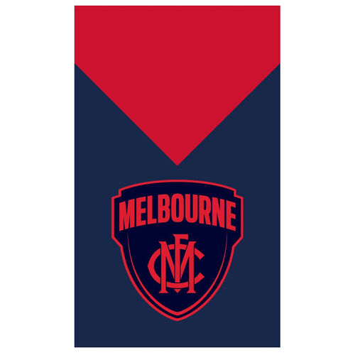 Official AFL Melbourne Demons Supporters Wall Cape Flag 90 x 150 cm