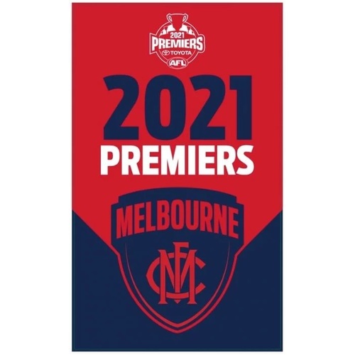 Melbourne Demons 2021 AFL Premiers Supporters Wall Flag 90 by 150cm! 