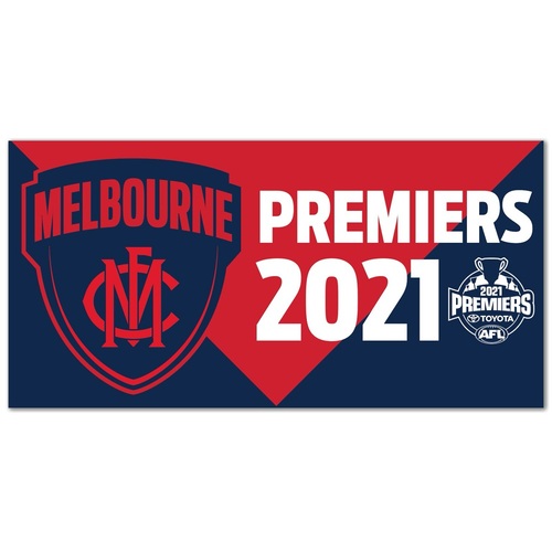 Melbourne Demons 2021 AFL Premiers Flag Pole Flag 180 by 90cm!