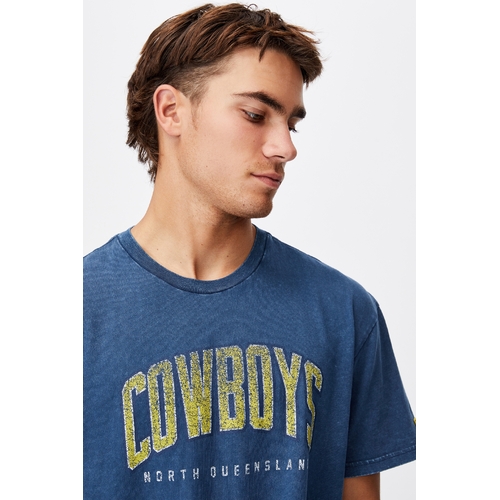 North Queensland Cowboys NRL 2021 Cotton On Collegiate Tee T-Shirt Sizes S-2XL!