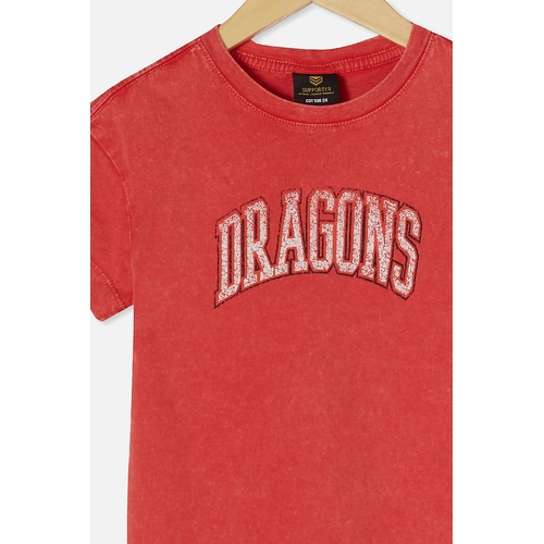St George Dragons NRL 2021 Cotton On Collegiate T Shirt Kids Sizes 1yrs-10yrs!
