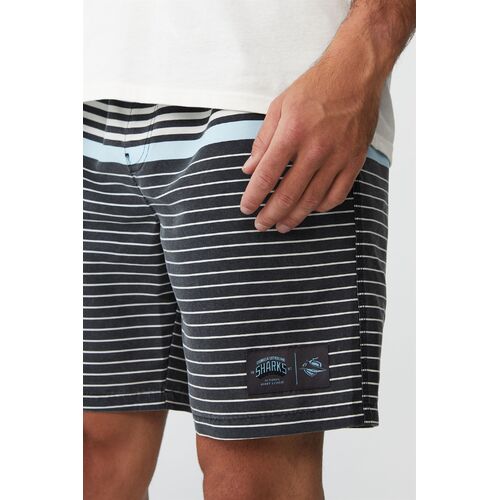 Cronulla Sharks NRL 2022 Cotton On Striped Board Shorts Sizes S-2XL!