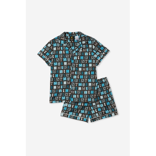 Cronulla Sharks NRL Christmas Family Pyjamas Adult XS-3XL