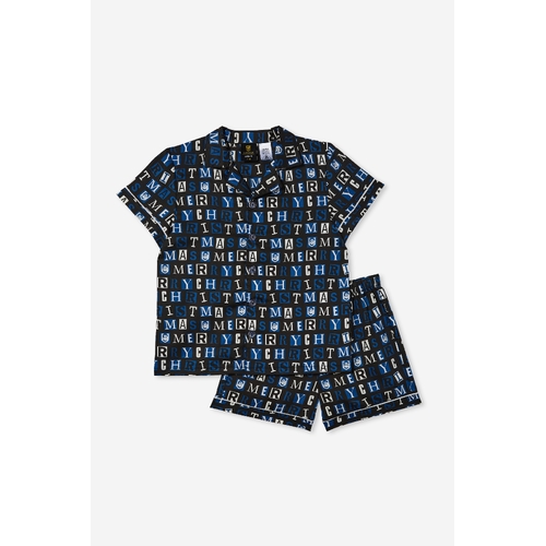 Canterbury Bulldogs NRL Christmas Family Pyjamas Kids Size 3-12 