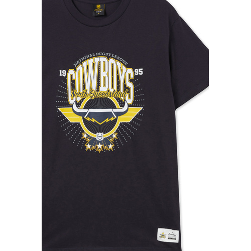 North Qld Cowboys NRL Adults Starburst T Shirt S-3XL! 