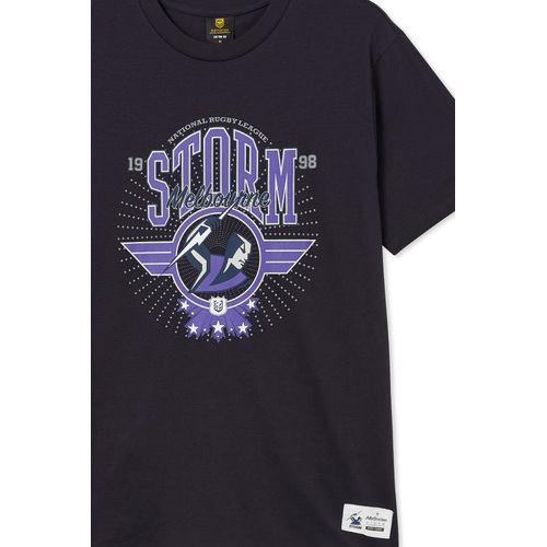Melbourne Storm NRL Adults Starburst T Shirt S-3XL! 